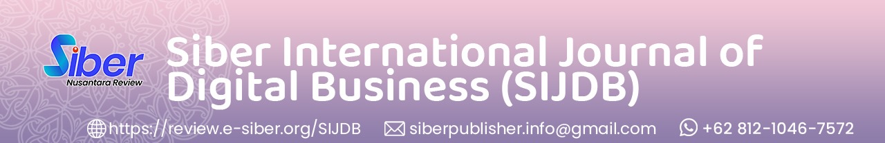 Siber International Journal of Digital Business (SIJDB)