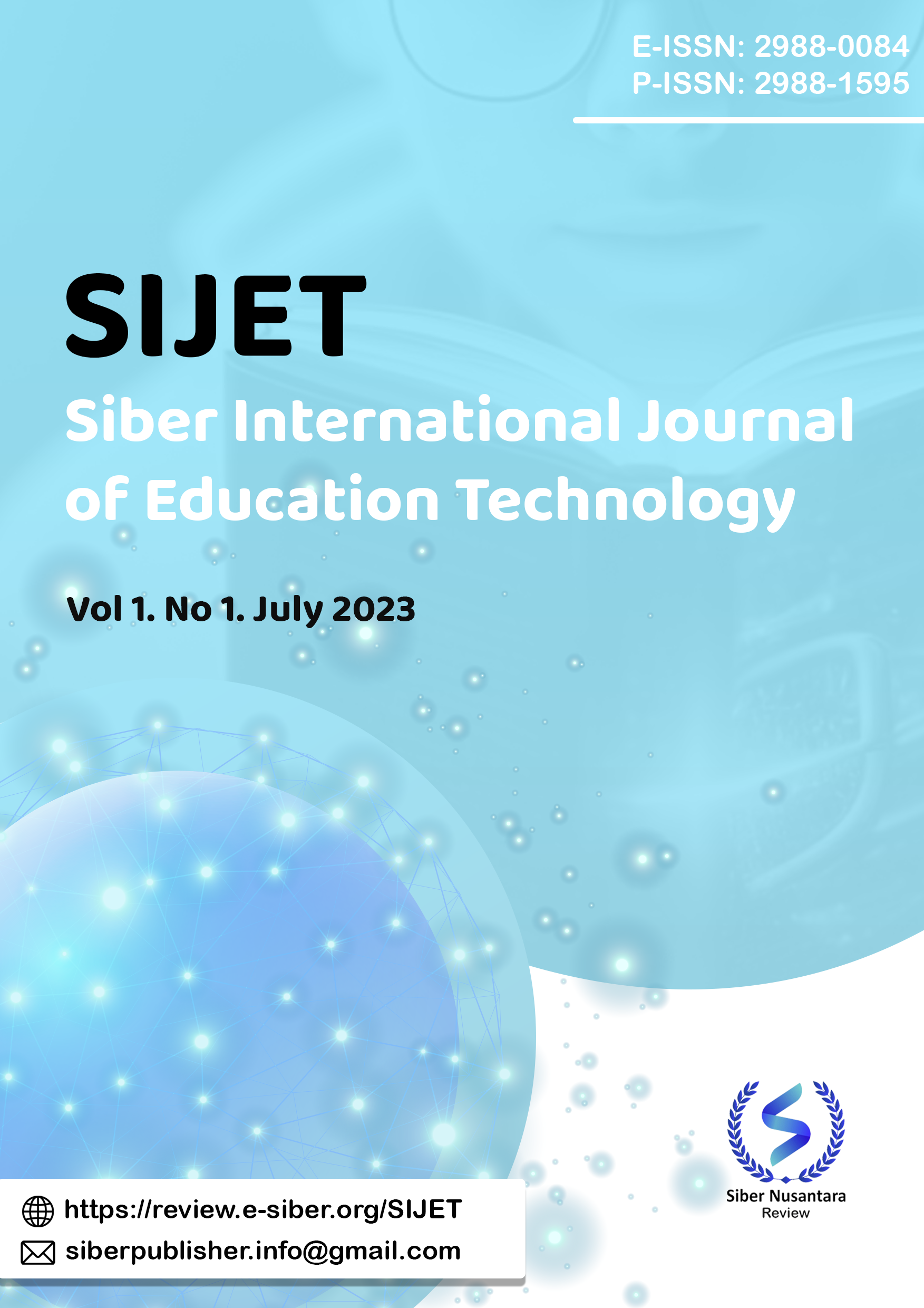 					View Vol. 1 No. 1 (2023): (SIJET) Siber International Journal of Education Technology (July 2023)
				