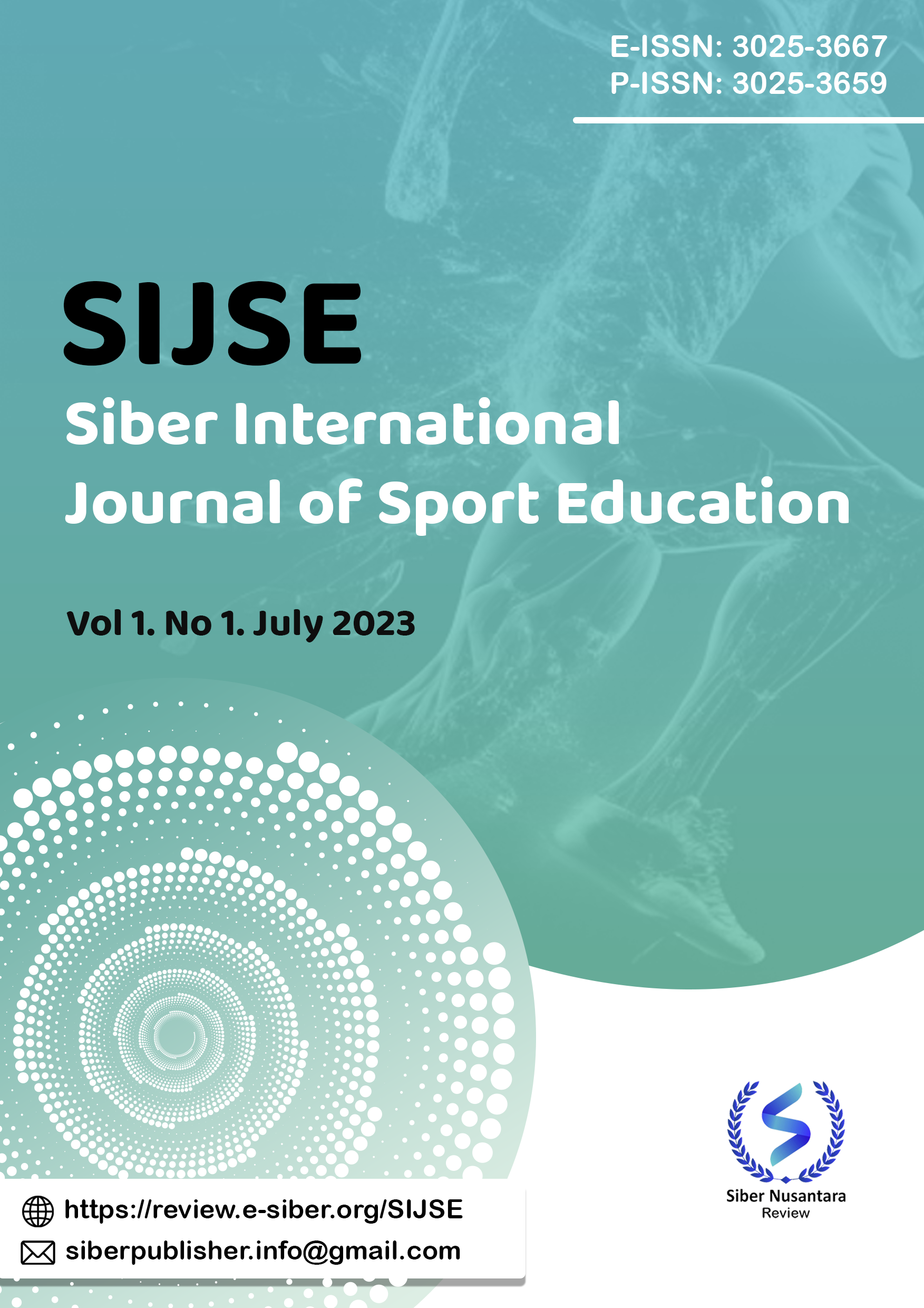					View Vol. 1 No. 1 (2023): (SIJSE) Siber International Journal of Sport Education (July 2023)
				